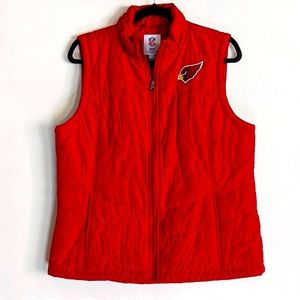 NFL Red Quilted Vest